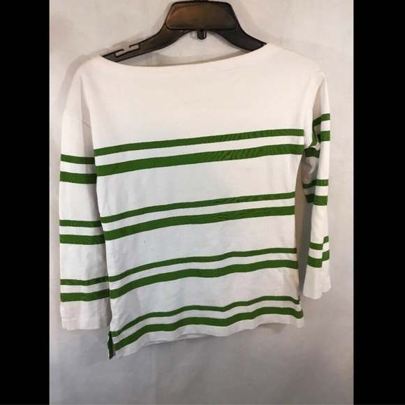 Tory Burch Kendall Grosgrain Ribbon Stripe Top [SZ XS ]‎ - Picture 7 of 8